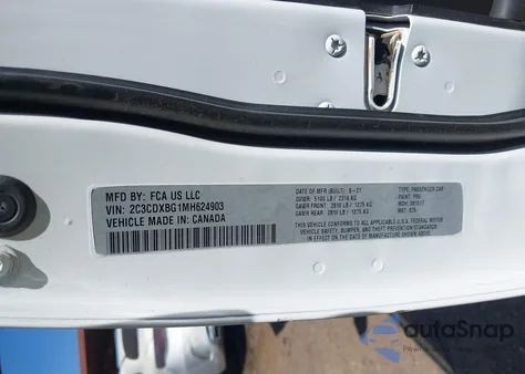 2021 Dodge Charger Sxt from USA, damaged, VIN 2C3CDXBG1MH624903